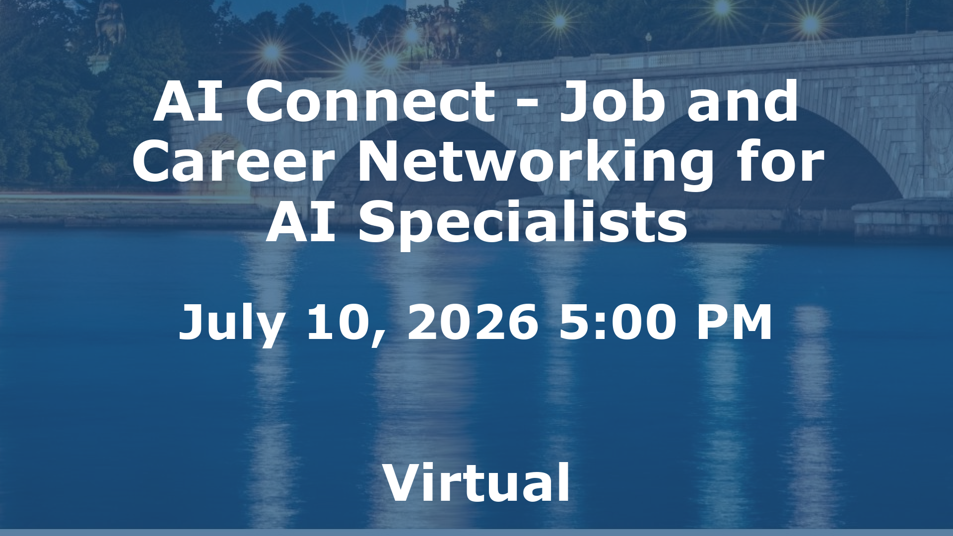 AI Connect - Job and Career Networking for AI Specialists event image